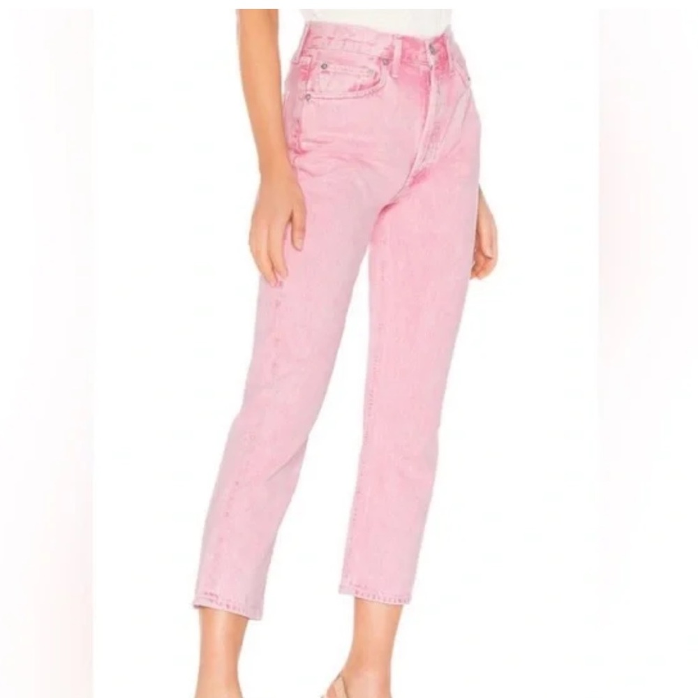 AGOLDE Hi Rise Riley Crop Jean